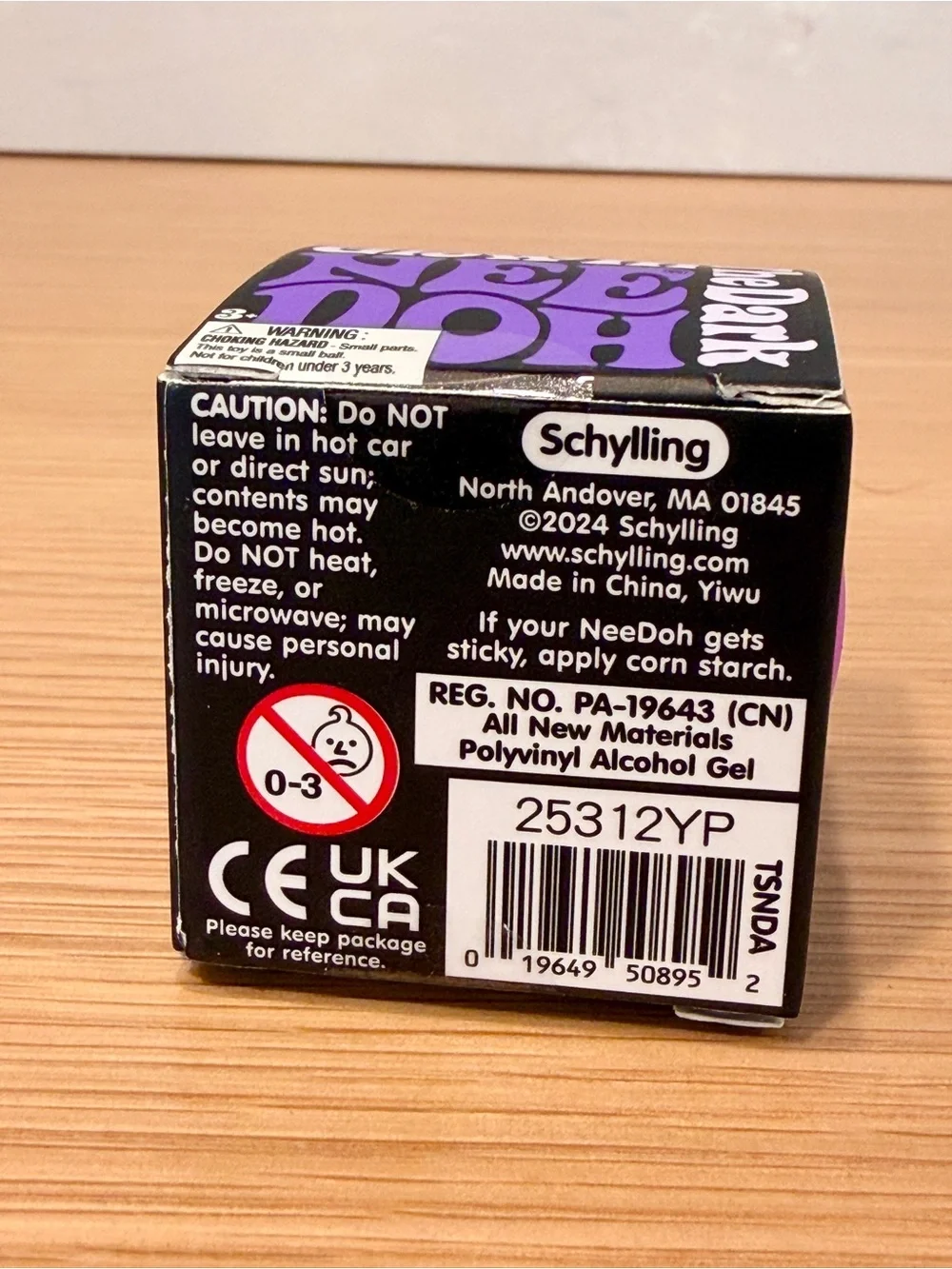 Purple Needoh Glow InThe Dark Groovy Glob